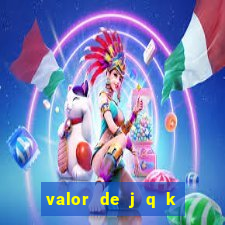 valor de j q k en blackjack